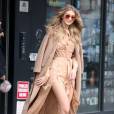 Gigi Hadid se promène dans les rues de New York. Le 8 décembre 2015