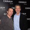 Stéphane Saunier et Antoine De Caunes - Soirée des animateurs du Groupe Canal+ au Manko à Paris. Le 3 février 2016