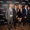 Nicolas Domenach, Sébastien Knafo, Daphné Bürki, Ariel Wizman, Mathilde Terrier - Soirée des animateurs du Groupe Canal+ au Manko à Paris. Le 3 février 2016