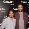 Eric et Quentin (Eric Metzger et Quentin Margot) - Soirée des animateurs du Groupe Canal+ au Manko à Paris. Le 3 février 2016