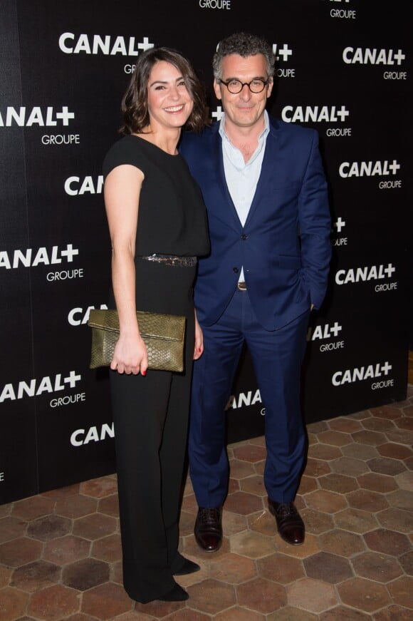 Sonia Chironi et Olivier Ravanello - Soirée des animateurs du Groupe Canal+ au Manko à Paris. Le 3 février 2016