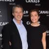 Antoine De Caunes et sa femme Daphné Roulier - Soirée des animateurs du Groupe Canal+ au Manko à Paris. Le 3 février 2016