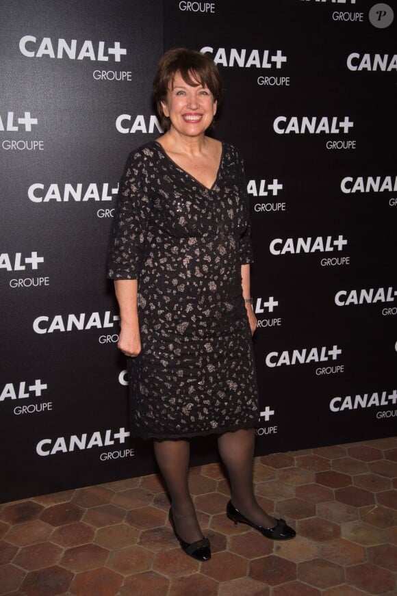 Roselyne Bachelot - Soirée des animateurs du Groupe Canal+ au Manko à Paris. Le 3 février 2016