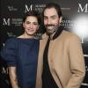 Robert Pirès et son épouse Jessica Lemarié Pirès assistent au vernissage de l'exposition "Decadence" à la Maddox Gallery. Londres, le 3 février 2016.