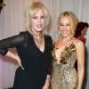 Joanna Lumley et Kylie Minogue - Gala du  Prince's Trust Invest in Futures à Londres le 4 février 2016.