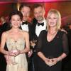 Damian Lewis et sa femme Helen McCrory, Hugh Dennis et Joanna Lumley - Gala du Prince's Trust Invest in Futures à Londres le 4 février 2016.