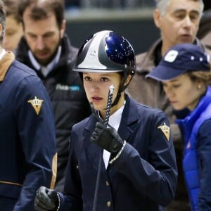 Lola Courbet, fille de Julien Courbet lors du Jumping International de Bordeaux 2016, le 6 février 2016. © Quentin Salinier - Thibaud Moritz/Bestimage  People during International Jumping in Bordeaux on February 6, 2016.06/02/2016 - 