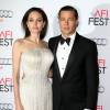 Brad Pitt et sa femme Angelina Jolie - Avant-première du film "By the Sea" lors du gala d'ouverture de l'AFI Fest à Hollywood, le 5 novembre 2015