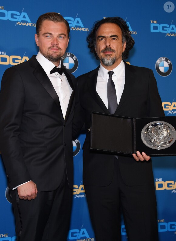 Leonardo DiCaprio & Alejandro Gonzalez Inarritu - 68e Directors Guild Awards à Los Angeles le 6 février 2016