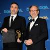 Alex Garland, Steven Spielberg - 68e Directors Guild Awards à Los Angeles le 6 février 2016