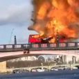 Capture d'écran de la vidéo du député Nigel Huddleston qui a filmé l'explosion à Londres pour le tournage du film The Foreigner - 7 février 2016