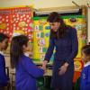 Kate Middleton, duchesse de Cambridge, a discuté avec quatre enfants auxquels Place2Be, dont elle est la marraine, est venue en aide dans le cadre d'une vidéo promouvant la Semaine de la santé mentale des enfants (8-14 février 2016).