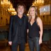 Olivier Marchal et sa femme Catherine lors de la 21e cérémonie des Lauriers de la radio et de la télévision à l'Hôtel de Ville de Paris le 8 février 2016