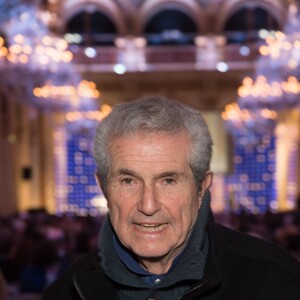 Claude Lelouch lors de la 21e cérémonie des Lauriers de la radio et de la télévision à l'Hôtel de Ville de Paris le 8 février 2016