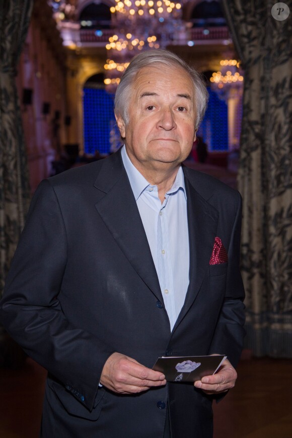 Jacques Mailhot lors de la 21e cérémonie des Lauriers de la radio et de la télévision à l'Hôtel de Ville de Paris le 8 février 2016
