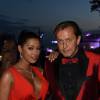 Ayem Nour et son compagnon Vincent - Soirée de Grisogono à l'hôtel Eden Roc au Cap d'Antibes lors du 68e Festival International du film de Cannes. Le 19 mai 2015.