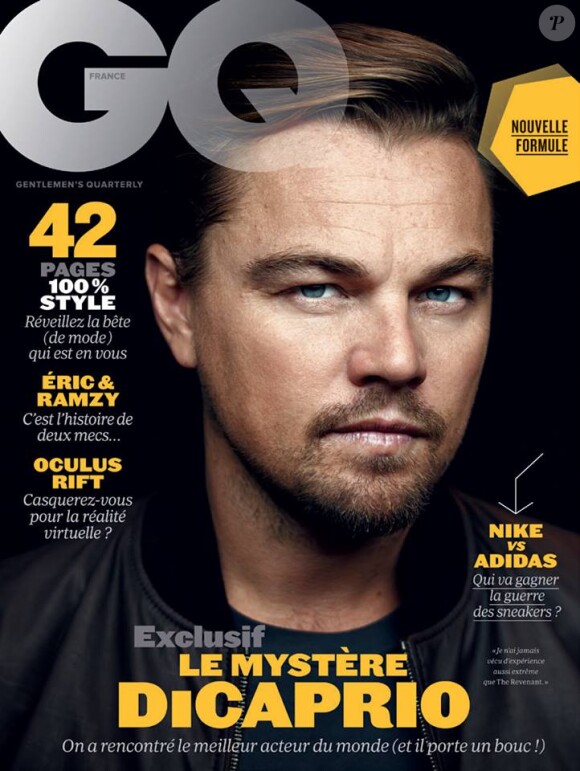 Couverture de GQ, numéro de mars 2016.