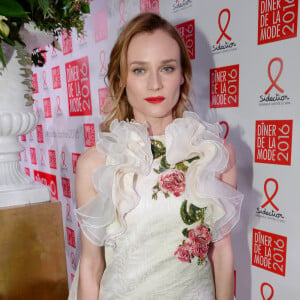 Diane Kruger - Dîner de la mode 2016 pour le Sidaction au pavillon d'Armenonville à Paris, le 28 janvier 2016. © Rachid Bellak/Bestimage