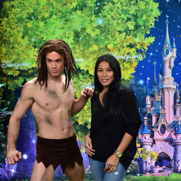 Anggun, au spectacle La Forêt De l'Enchantement, à Disneyland Paris, le 12 février 2016, à Marne-la-Vallée. © Gian Gorassini