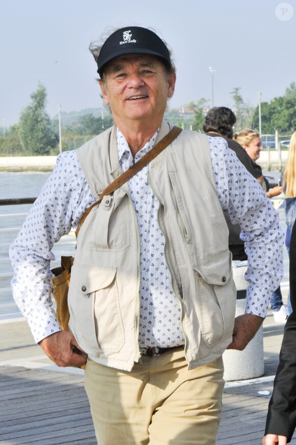 Bill Murray quitte Venise, le 29 septembre 2014