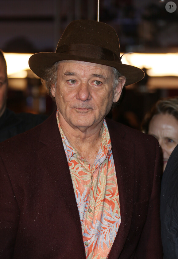 Bill Murray arrive à l'avant-première du film 'The Monuments men' à l'UGC Normandie sur les Champs-Elysées à Paris le 12 Février 2014.