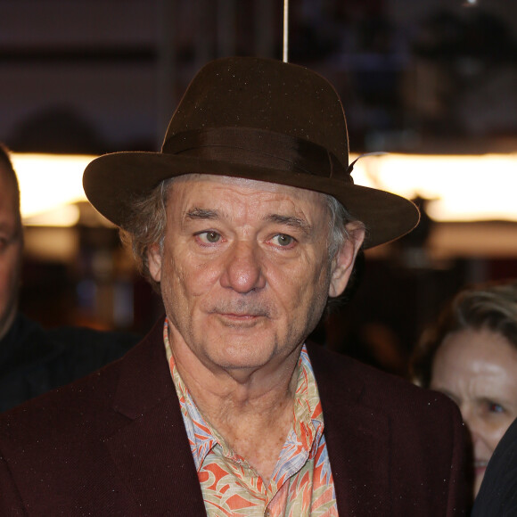 Bill Murray arrive à l'avant-première du film 'The Monuments men' à l'UGC Normandie sur les Champs-Elysées à Paris le 12 Février 2014.