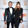 Sylvester Stallone et son épouse Jennifer Flavin lors du gala Pre-GRAMMY en l'honneur de Irving Azoff, organisé au Beverly Hilton Hotel de Beverly Hills, Los Angeles, le 14 février 2016.