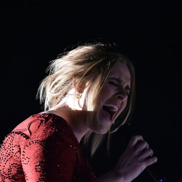 Adele performs during the 58th Grammy Awards at the Staples Center in Los Angeles, CA, USA, February 15, 2016. Photo by Robert Hanashiro/USA Today Network/DDP USA/ABACAPRESS.COM16/02/2016 - Los Angeles