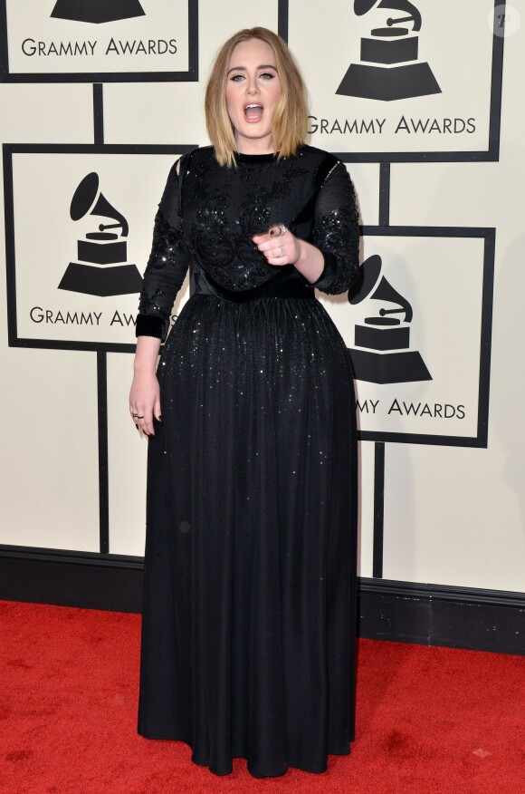 Adele attends The 58th GRAMMY Awards at Staples Center on February 15, 2016 in Los Angeles, CA, USA. Photo by Lionel Hahn/ABACAPRESS.COM16/02/2016 - Los Angeles