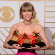 Taylor Swift aux Grammy Awards qui se déroulaient au Staples Center de Los Angeles, le 15 février 2016