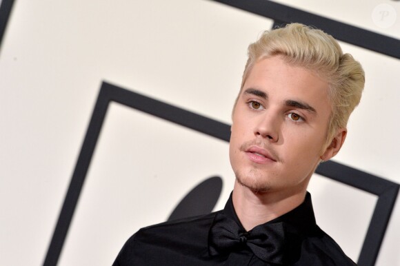 Justin Bieber lors des Grammy Awards au Staples Center de Los Angeles, le 15 février 2016