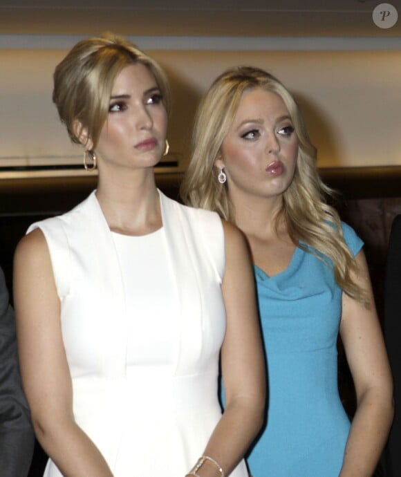 Tiffany Trump, Ivanka Trump - Donald Trump se déclare candidat à l'investiture républicaine pour la présidentielle de 2016 lors d'une conférence à New York, le 16 juin 2015.