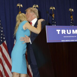 Donald Trump, Tiffany Trump - Donald Trump se déclare candidat à l'investiture républicaine pour la présidentielle de 2016 lors d'une conférence à New York, le 16 juin 2015.