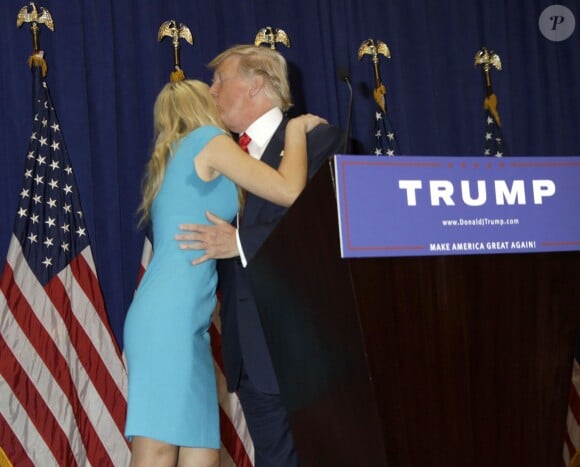 Donald Trump, Tiffany Trump - Donald Trump se déclare candidat à l'investiture républicaine pour la présidentielle de 2016 lors d'une conférence à New York, le 16 juin 2015.