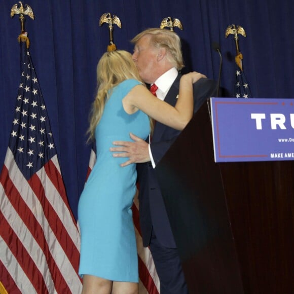 Donald Trump, Tiffany Trump - Donald Trump se déclare candidat à l'investiture républicaine pour la présidentielle de 2016 lors d'une conférence à New York, le 16 juin 2015.