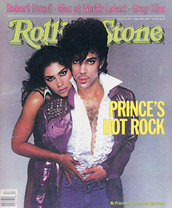 Prince et Vanity en couverture du "Rolling Stone" américain, le 28 avril 1983.