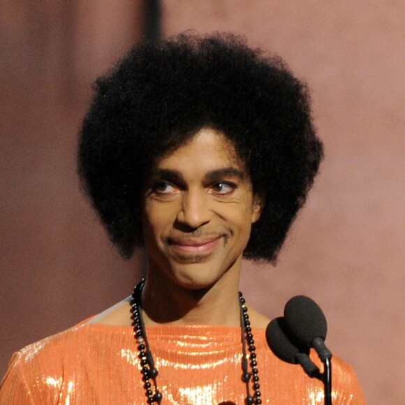 Prince lors de la 57e cérémonie des Grammy Awards à Los Angeles, le 8 février 2015.