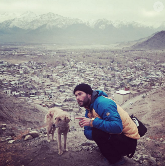 Elsa Pataky et Chris Hemsworth en Inde - février 2016