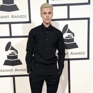 Justin Bieber - La 58ème soirée annuelle des Grammy Awards au Staples Center à Los Angeles, le 15 février 2016.  Celebrities arriving at the 58th Annual Grammy Awards at the Staples Center in Los Angeles, California on February 15, 2016.15/02/2016 - Los Angeles