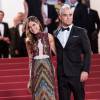 Robbie Williams et sa femme Ayda Field - Montée des marches du film "The Sea of Trees" (La Forêt des Songes) lors du 68e Festival International du Film de Cannes le 16 mai 2015.