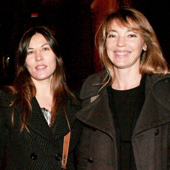 Mathilde Seigner et Valérie Guignabodet à Paris en mars 2008.