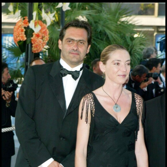 Valérie Guignabodet et son mari Emmanuel Chain à Cannes en 2004.