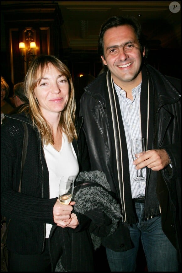 Valérie Guignabodet et son mari Emmanuel Chain à Paris en 2006.