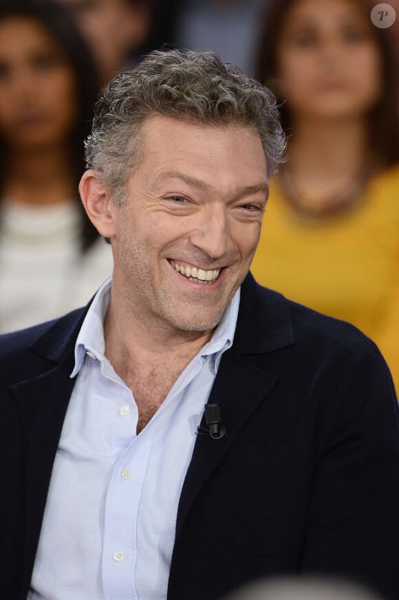 Vincent Cassel - Enregistrement de l'émission "Vivement Dimanche" à Paris le 14 octobre 2015. 