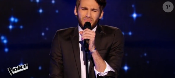 Lukas K. Aboul dans The Voice 5 sur TF1, le samedi 27 février 2016