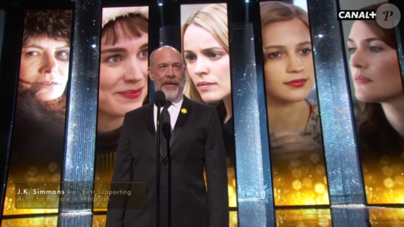 J.K. Simmons annonce l'Oscar du meilleur second rôle féminin - 28 février 2016
