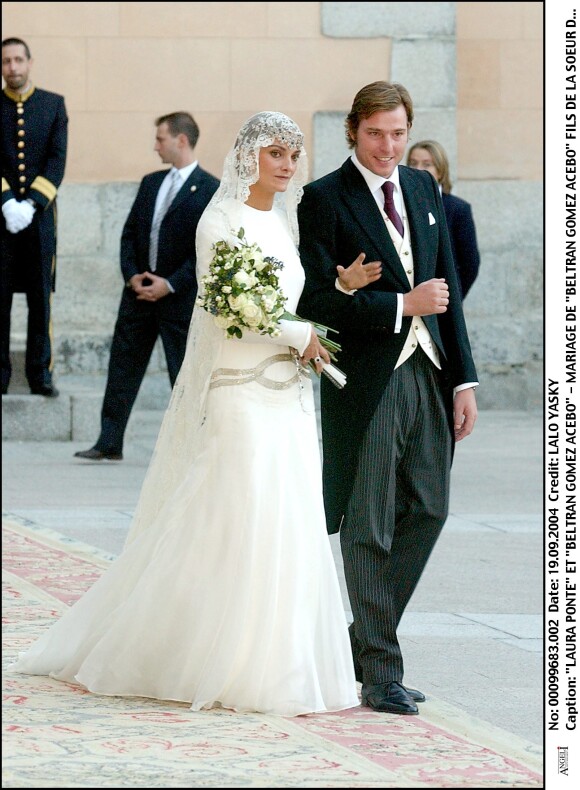 Mariage de Laura Ponte et Beltran Gomez-Acebo en septembre 2004
