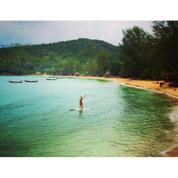 Géraldine Lapalus (Camping Paradis) : ses photos de vacances en Thailande entre paddle et farniente