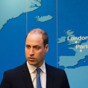 Le prince William visite le bureau du Foreign and Commonwealth Office (FCO) à Londres, le 16 février 2016.