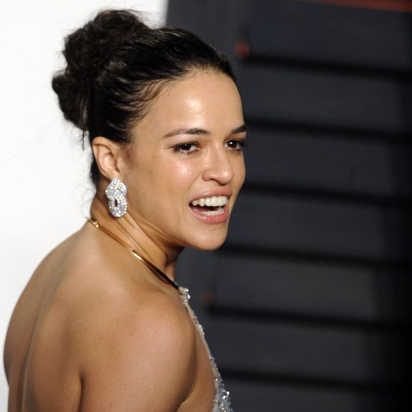 L'actrice Michelle Rodriguez - Soirée Vanity Fair Oscar Party à Beverly Hills, Los Angeles, le 28 février 20